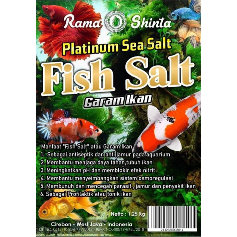 GARAM IKAN PLATINUM KILOAN 1.25 Kg GARAM IKAN KILOAN KARAM IKAN PREMIUM GARAM IKAN GARAM IKAN MURAH