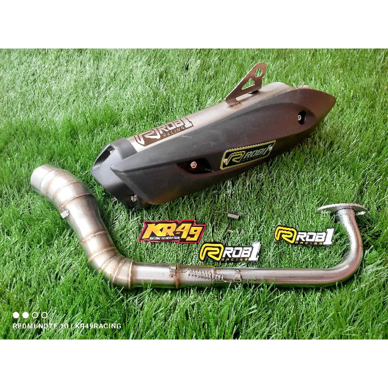 KNALPOT RACING ROB 1 VARIO PCX NMAX AEROX KNALPOT BAS ADEM