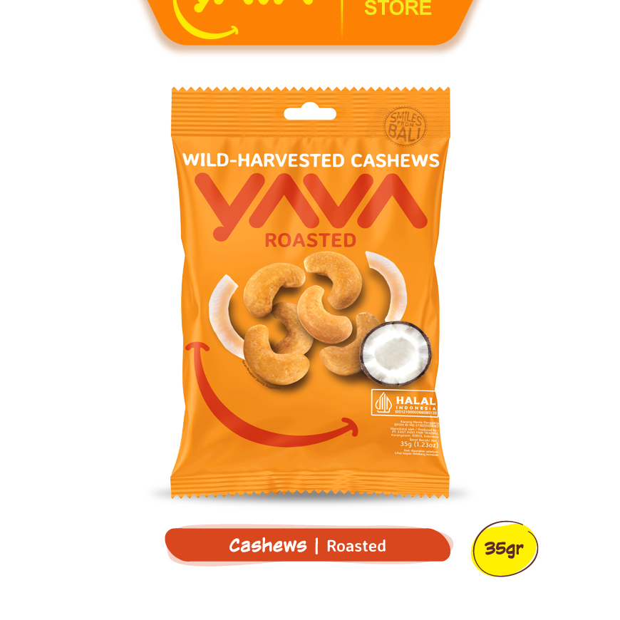 

ZCBG6847 COD YAVA Cashew Roasted 35g