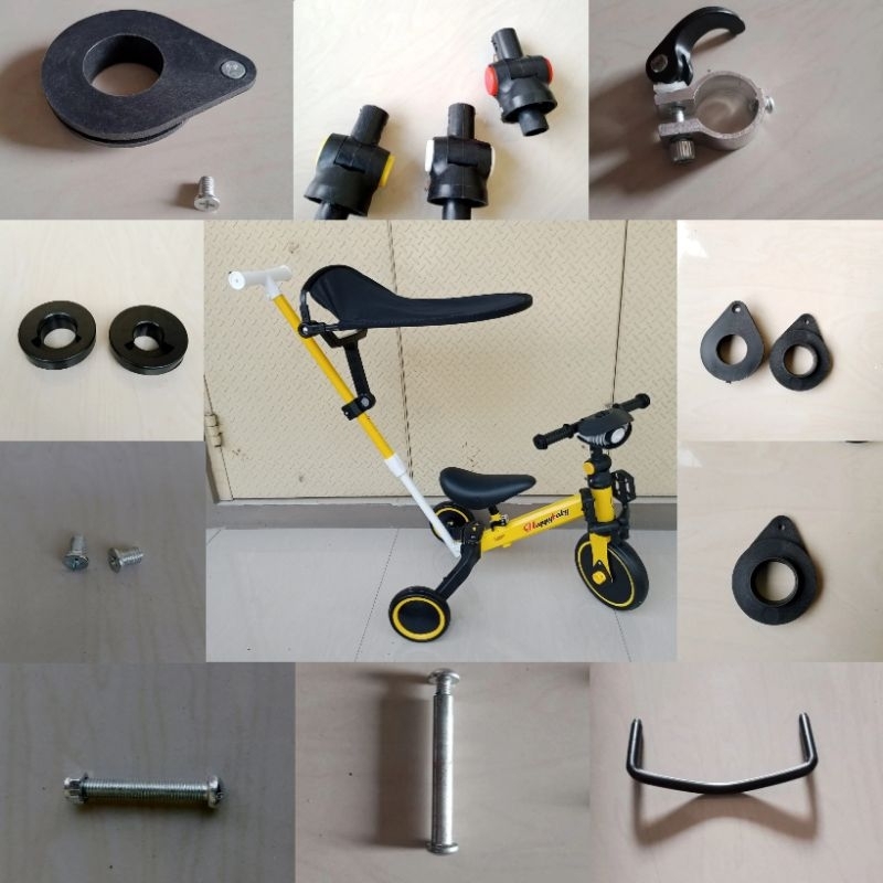 Sparepart Baut Sepeda Roda Tiga dan Sparepart lainnya