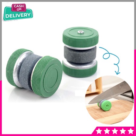 Alat Batu Pengasah Asah Pisau Gunting  PUTAR / BULAT