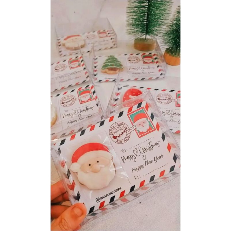 

Cookies Christmas Natal Postcard 3pcs