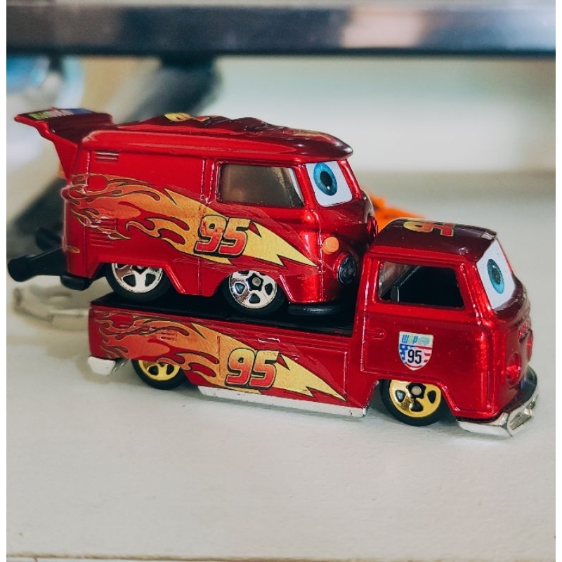 hotwheels kool combi custom lightning mcqueen dan t2 pick up custom ban karet pesenan
