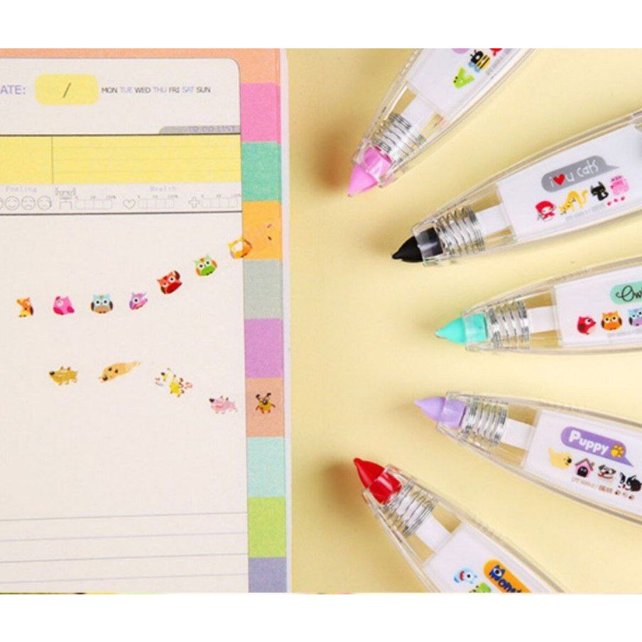 

cute animals press type decorative pen isi 3