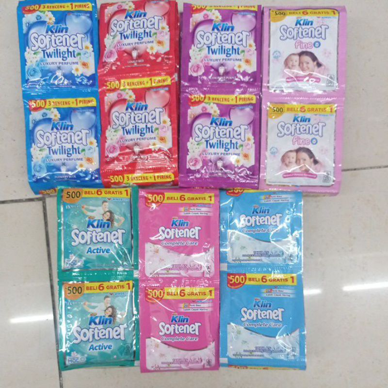 So Klin Softener pewangi sachet 12 sachet all variant
