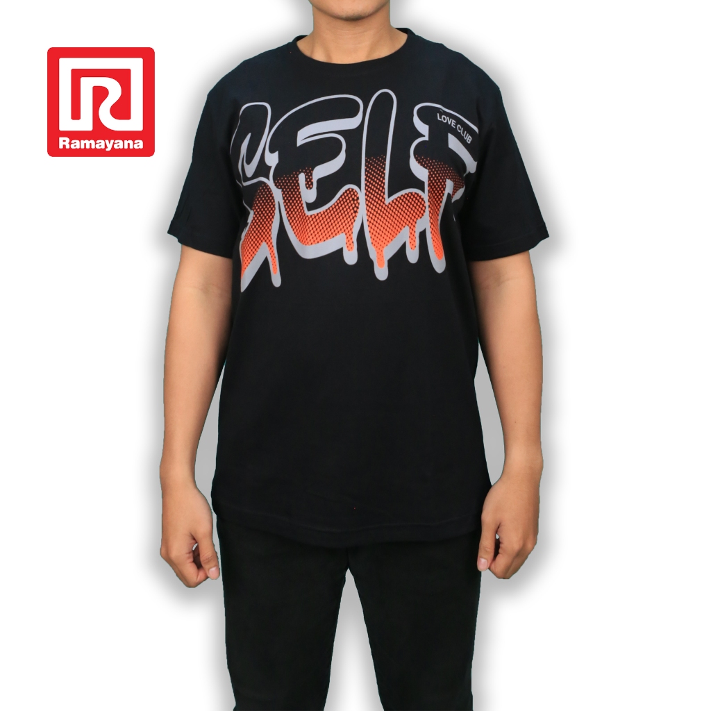 Ramayana - RAF T-SHIRT PRIA SELF LIVE CLUB