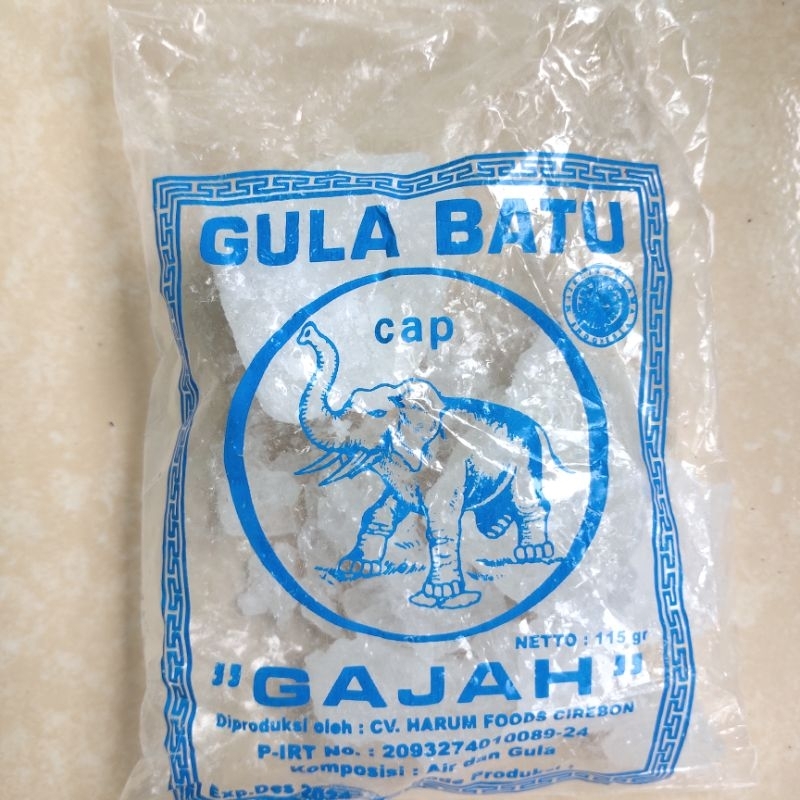 

GULA BATU CAP GAJAH/115gram(Per Pcs)