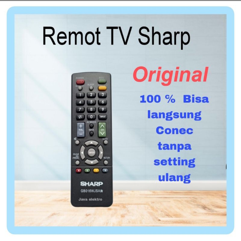 Remote Remot Tv Sharp LED LCD Tabung  Original TV Sharp Universal