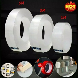 NANO TAPE TRANSPARAN DOUBLE TAPE ANTI AIR - DOUBLE TAPE NANO SELOTIP BENING 2 SISI SERBAGUNA - NANO 