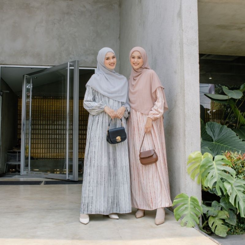 Le Khari - Nauren Dress Panjang | Gamis Busui Kasual homedress