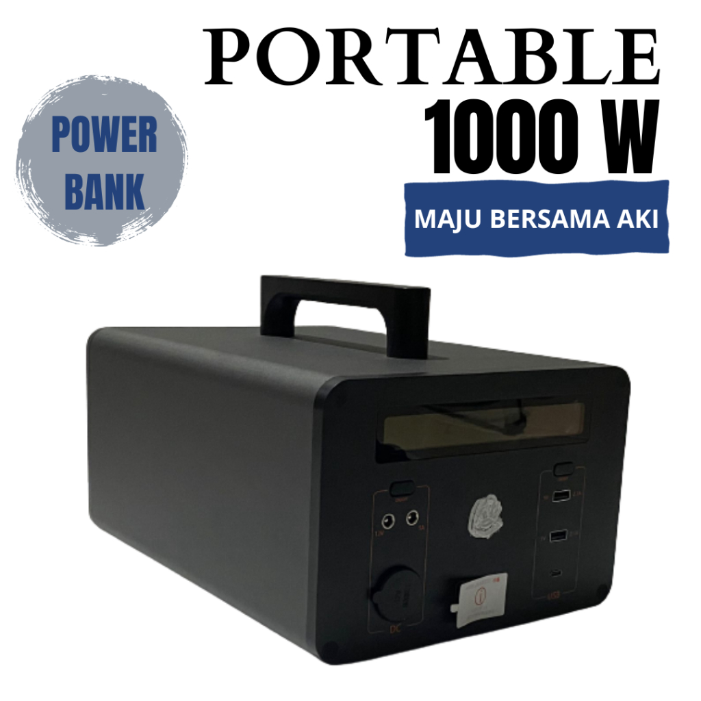 Power Station Portable 220 V Generator Outdoor 1000 W