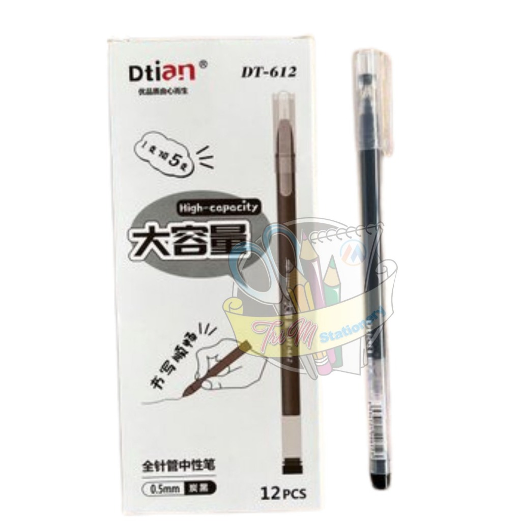

DTIAN GEL PEN DT-612 [ BOX ISI 12 ]