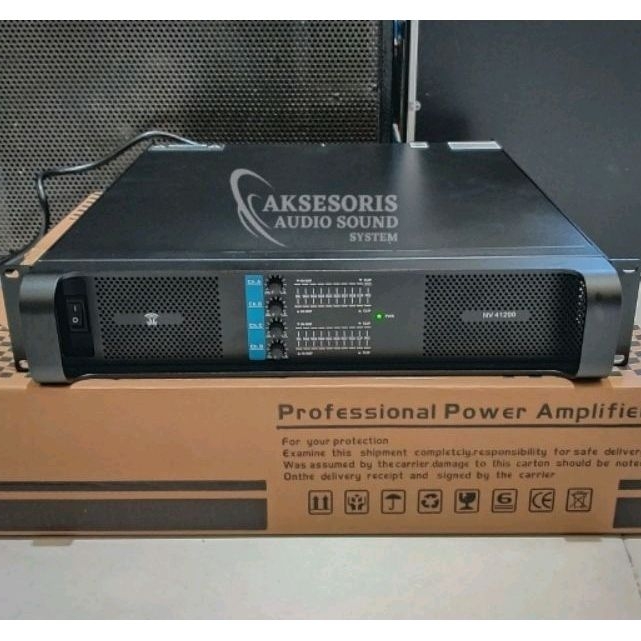 Power Amplifier NVK NV 41200 1200 Watt Original Produk By Soundqueen Kualitas bagus