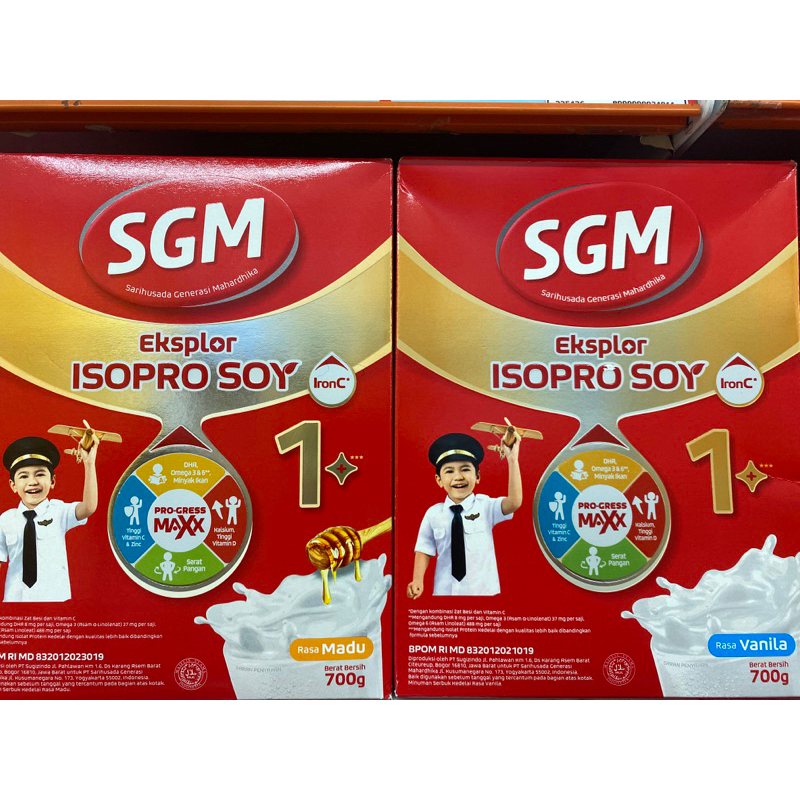 

SGM SOYA 1+ 700gr rasa vanila dan madu