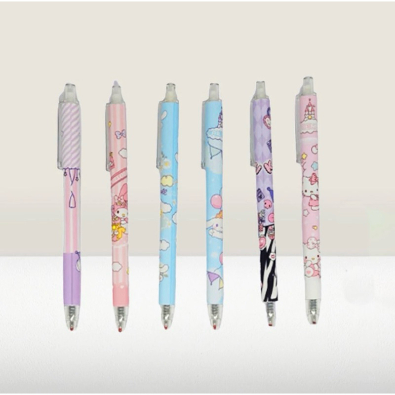 

RANDOMSTOREVY Pulpen Gel Mekanik Lucu Karakter / Set Pulpen Gel 6 Pcs / Ballpoint Mekanik Pulpen Set Isi 6 PCS / Pulpen Gel Lucu