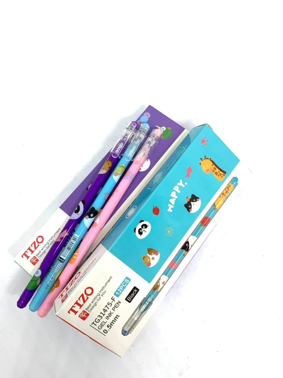 

Gel Pen TIZO | Pulpen 1 Pak & Ecer Murah | Fancy Pen | ballpoint tizo | bolpen tizo / pcs