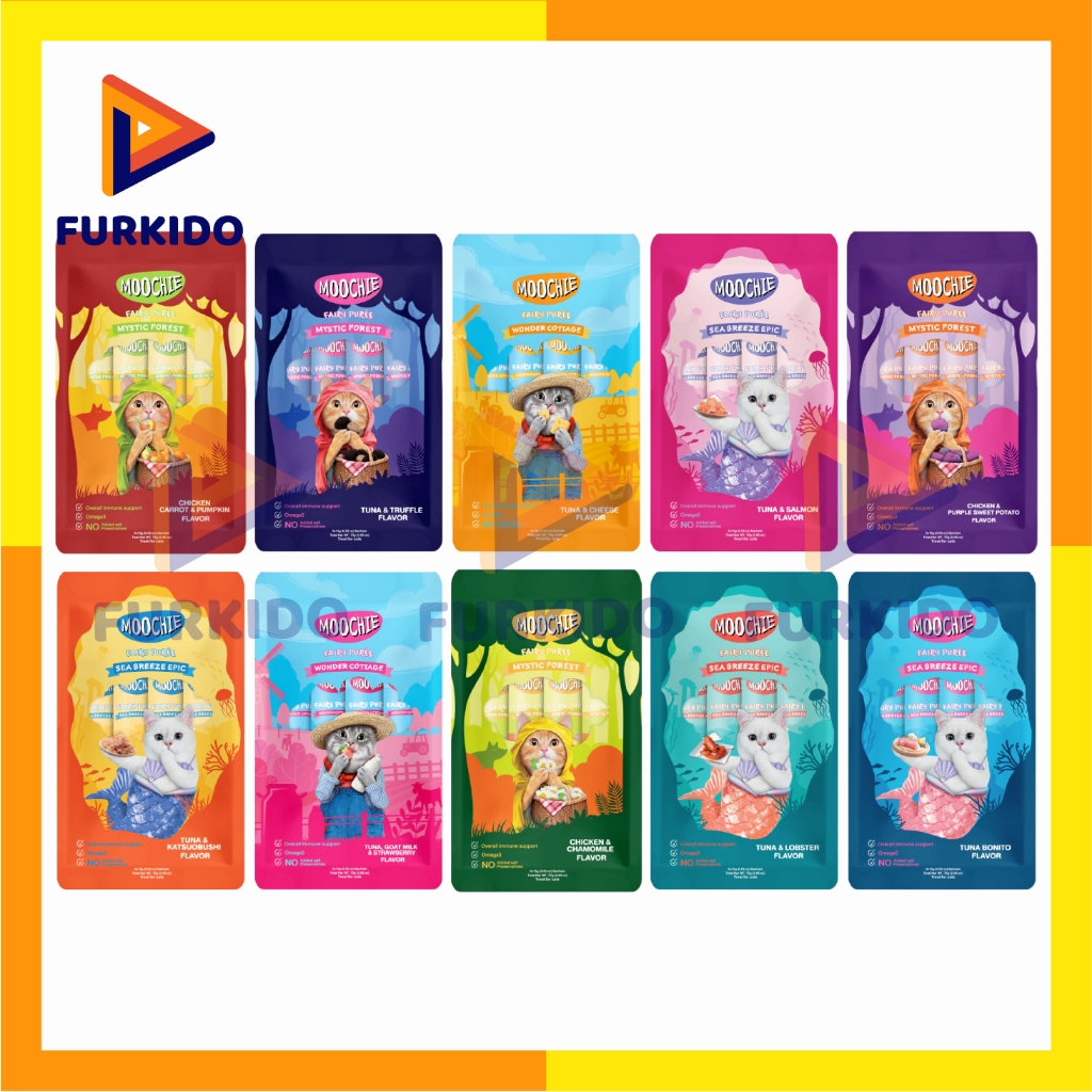 Moochie Fairy Puree Creamy for Cat 75 Gr / Snack Kucing