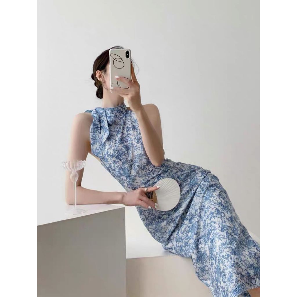 DRESS CHEONGSAM 3964 DRESS QIBAO WANITA KOREA PREMIUM IMPORT