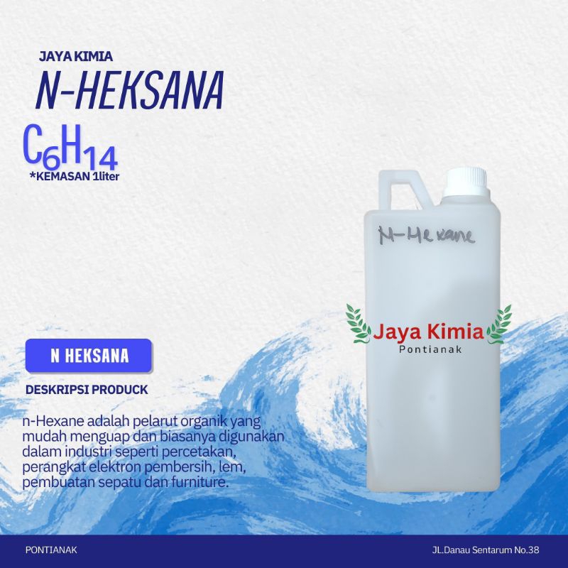 N-heksana 1 liter / N-Hexane / Normal Heksana 1 liter