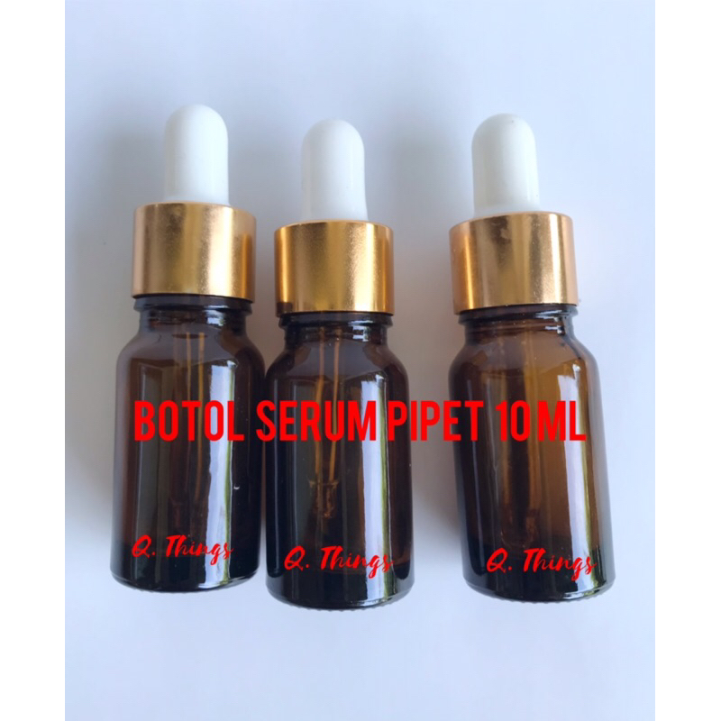 BOTOL SERUM PIPET KACA 10 ml