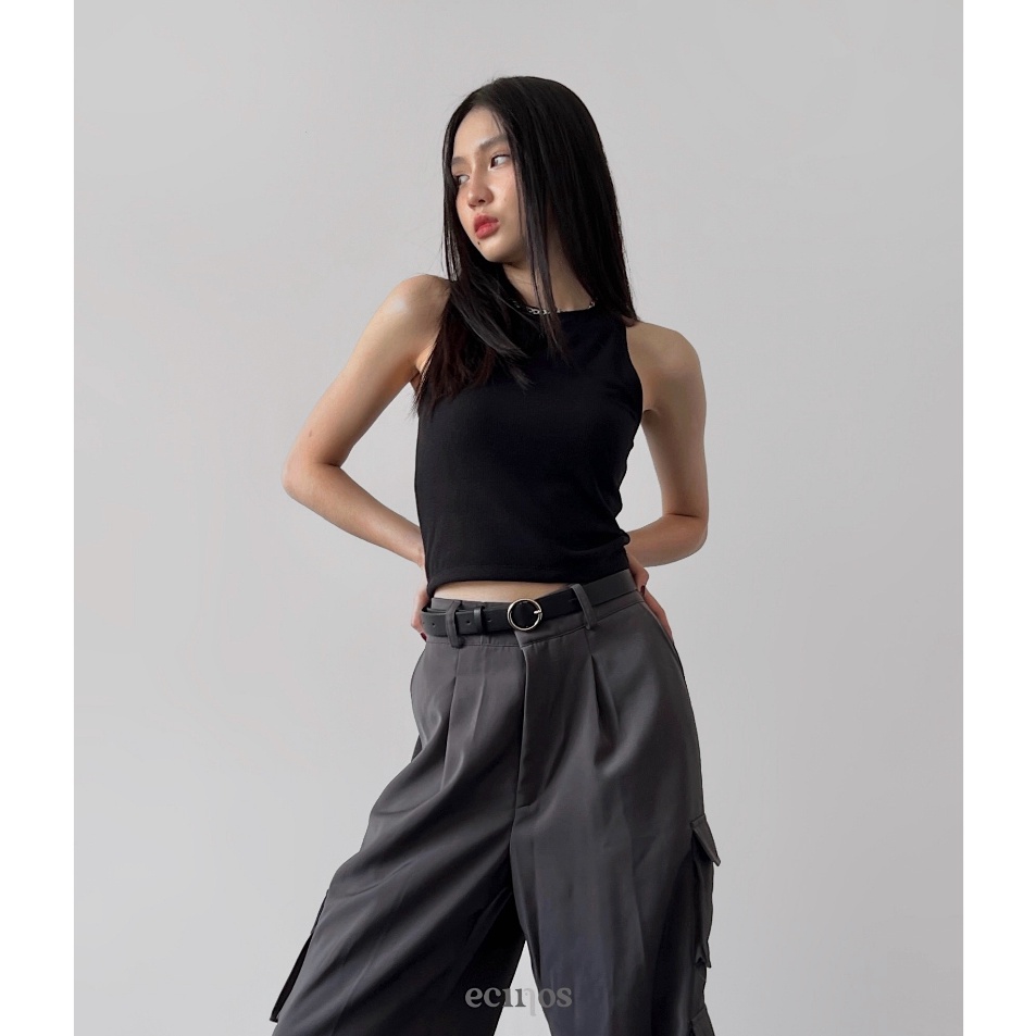 Sale ECINOS - Racer Tank (Cropped)