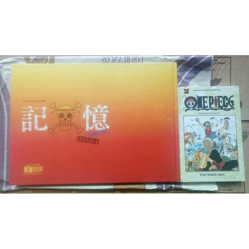 komik buku one piece Osaka exhibition official guidebook eternal log bilingual English Japanese + bo
