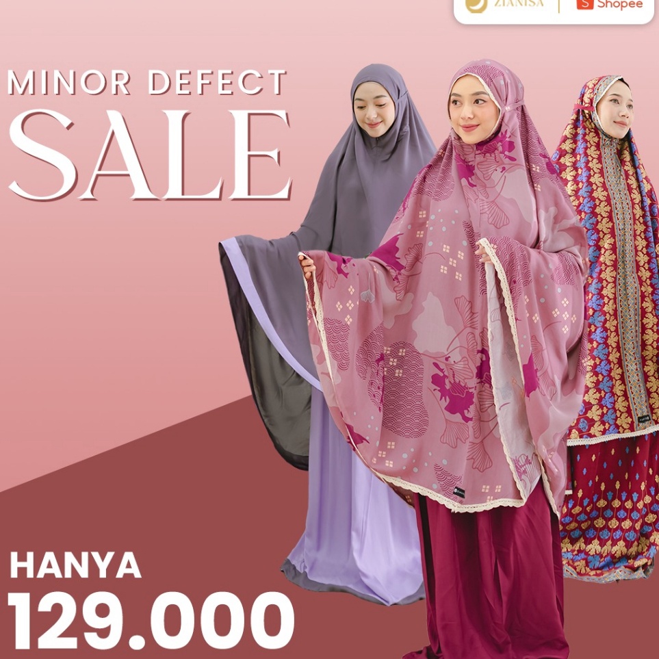 Terkini ZIANISA - Mukena Dewasa Minor Defect Sale