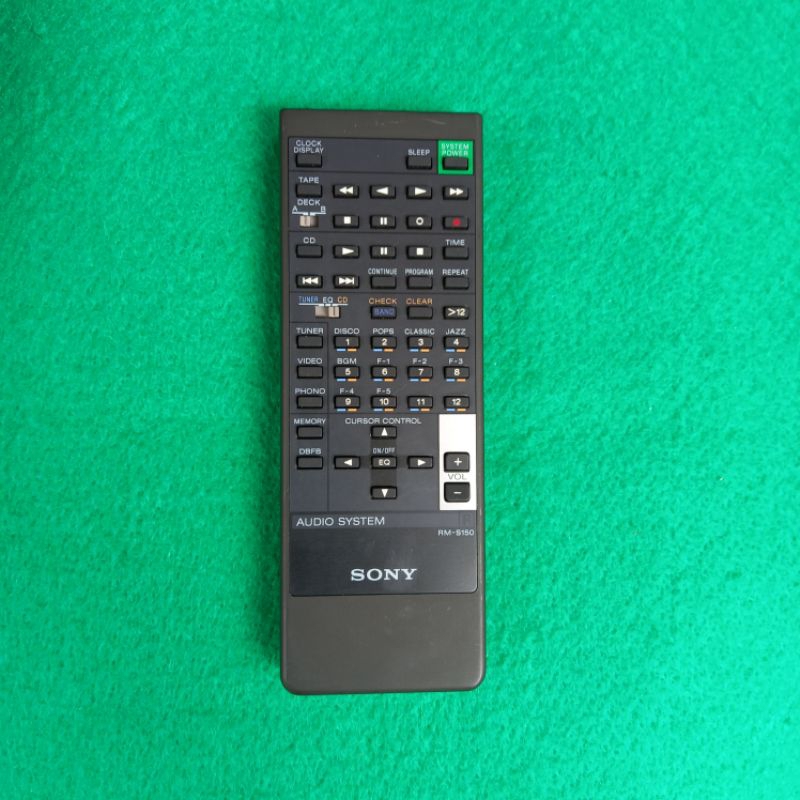 REMOTE AUDIO SYSTEM SONY SERI RM-S150 ORIGINAL