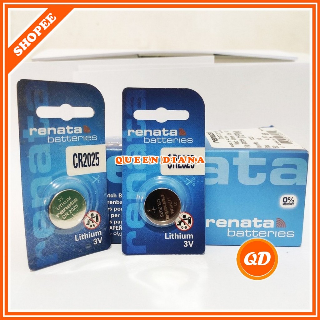 RENATA 2025 BATRAI CR2025 BATERAI CR-2025 3V