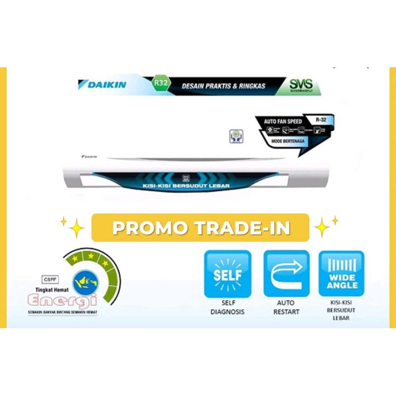 AC Daikin 2 PK STK 50AV Inverter Malaysia