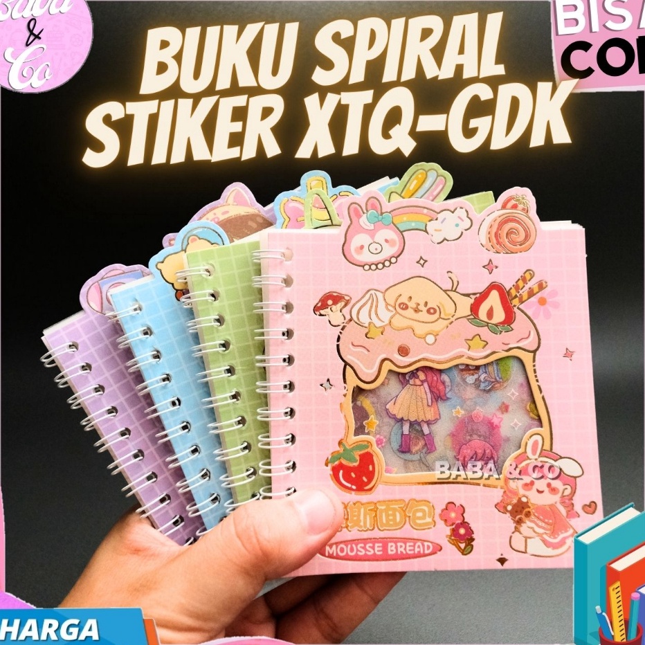 

Buruan Beli BUKU STIKER XTQ-GDK STICKER WASHI TAPE GLITTER MOMO SENMU ANTI AIR COD BUKU A6 FULL STIKER