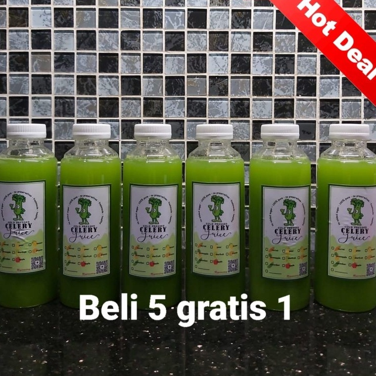 

➝↑❁⁂ Jus Seledri / Juice Celery Stick Import COLD PRESSED tanpa campuran 250ml Diskon