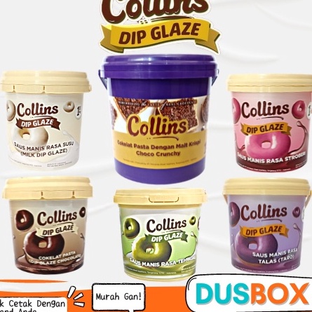 

Diskon Promo Collins Choco Crunchy 1 kg / Collins Dip Glaze / Collins Coklat / Collins Strawberry Susu Tiramisu Green Tea Taro Promo