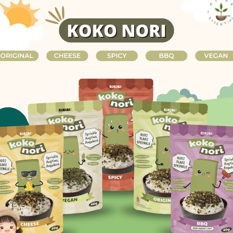 

Big Sale Koko Nori Abon Rumput Laut Tabur Seaweed Flake - Snack Cemilan Sehat Ready Stock