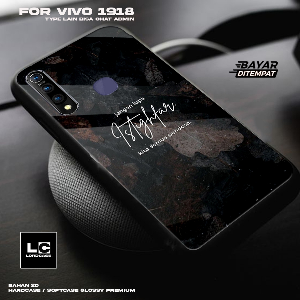 Case VIVO 1918 - Casing Hp Terbaru 2023 Lordcase [ QUOTES] Silikon Hp Mewah - Kesing Hp VIVO 1918 - 
