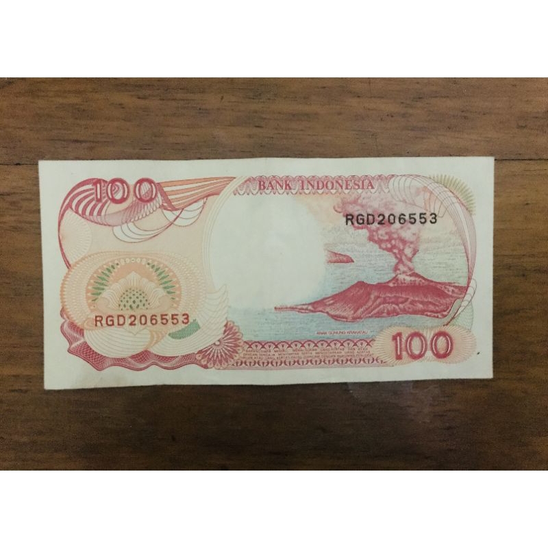 Uang Rp 100 Perahu Pinisi tahun 1992