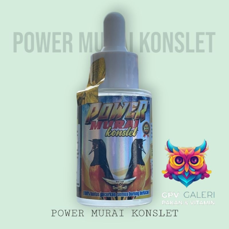 POWER MURAI KONSLET / VITAMIN BURUNG MURAI GACOR REAKSI CEPAT
