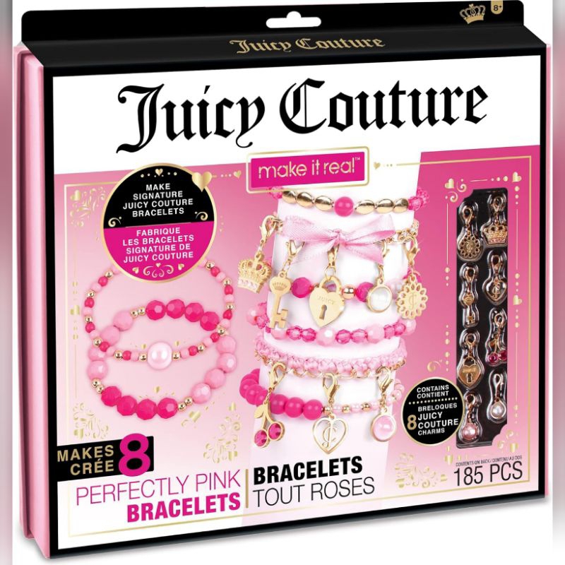 Make it real juicy couture perfectly pink bracelet 185 pcs original