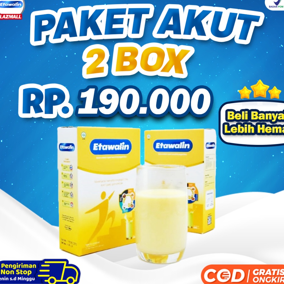 

Seller Paket 2 Box Etawalin - Susu Etawa 100% Alami Tanpa Efek Samping Baru