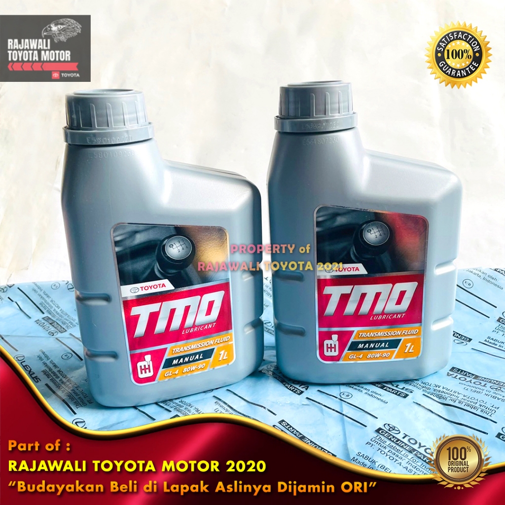 Oli Transmisi TMO Manual GL4 80W-90 Kemasan 1L Pelumas Gardan Perseneling New 100% Original Toyota A