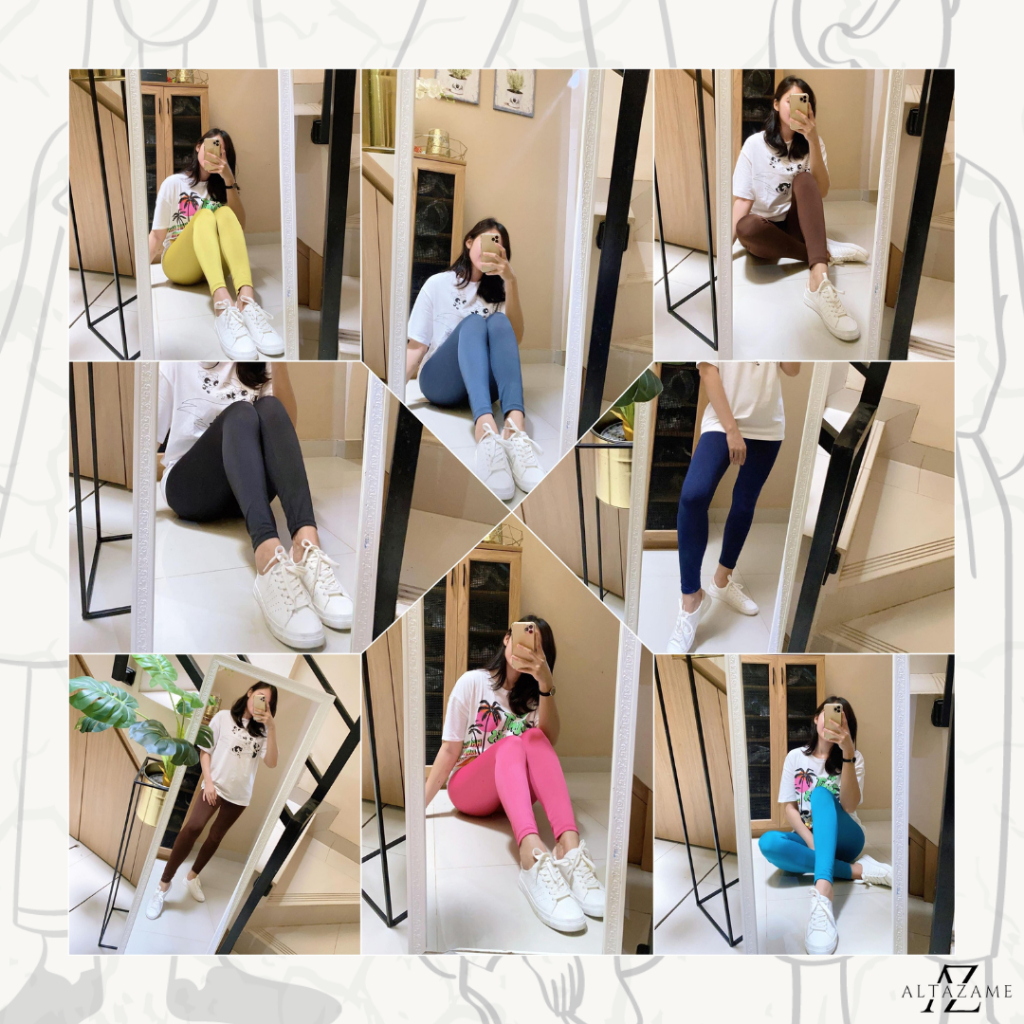 RECOMMENDED PROMO Legging Panjang Dewasa Spandek Premium Tebal/Legging Wanita Tebal Standar & Jumbo