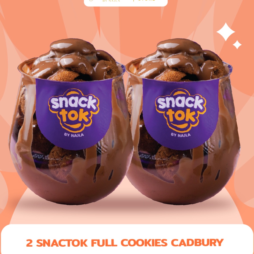 

YCZM4174 9.9 BRANDS FESTIVAL Bittersweet by Najla - Bundle 2 Snacktok Full Cookies Cadbury