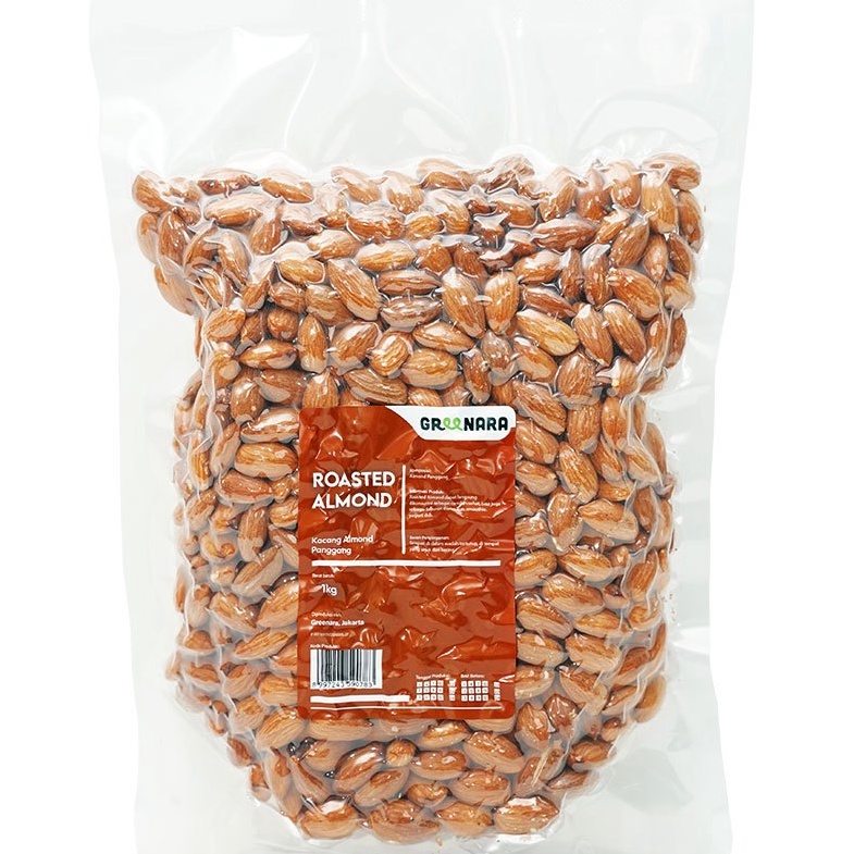 

KDDL0083 GROSIR Kacang Almond Panggang 1Kg / Roasted Almond