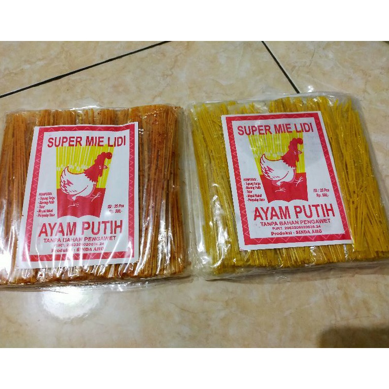 

COD✅ TERMURAH✅ Super Mie Lidi isi 25 Pcs