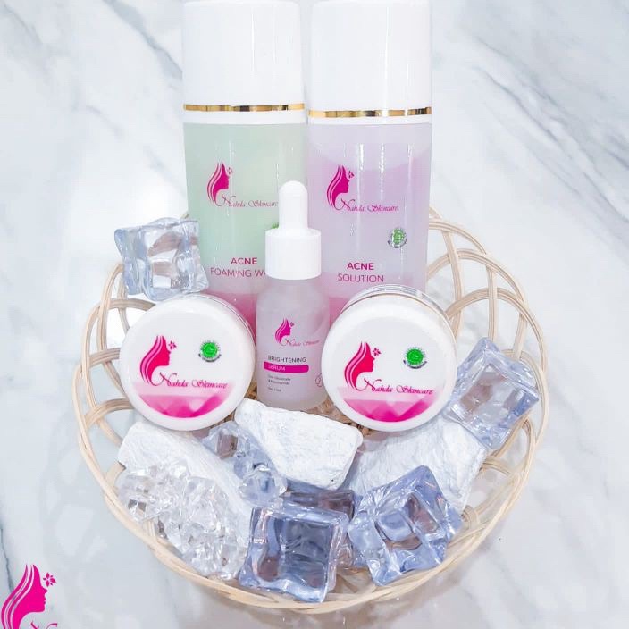 ZDKM8361 (C6369]  NAHDA SKINCARE ORIGINAL || ECERAN CREAM MALAM/SIANG/TONER/FOAMING WASH (SABUN) NAH