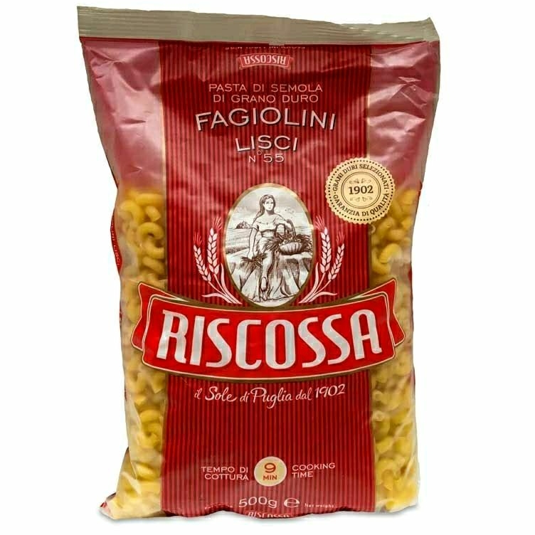 

RISCOSSA Fagiolini Lisci N.55 Macaroni Pasta 500g