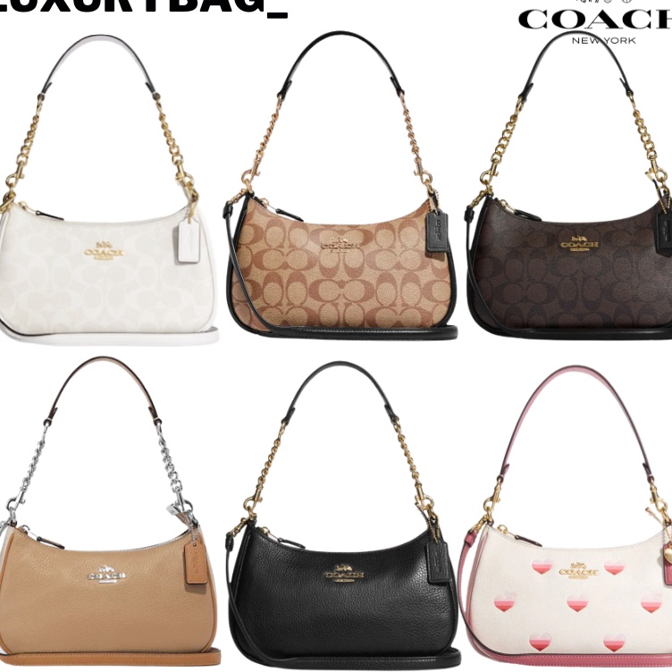Model Baru CA548 CA209 CA173 CA251 Coach Teri Shoulder Bag In Signature Canvas Slingbag Terkini