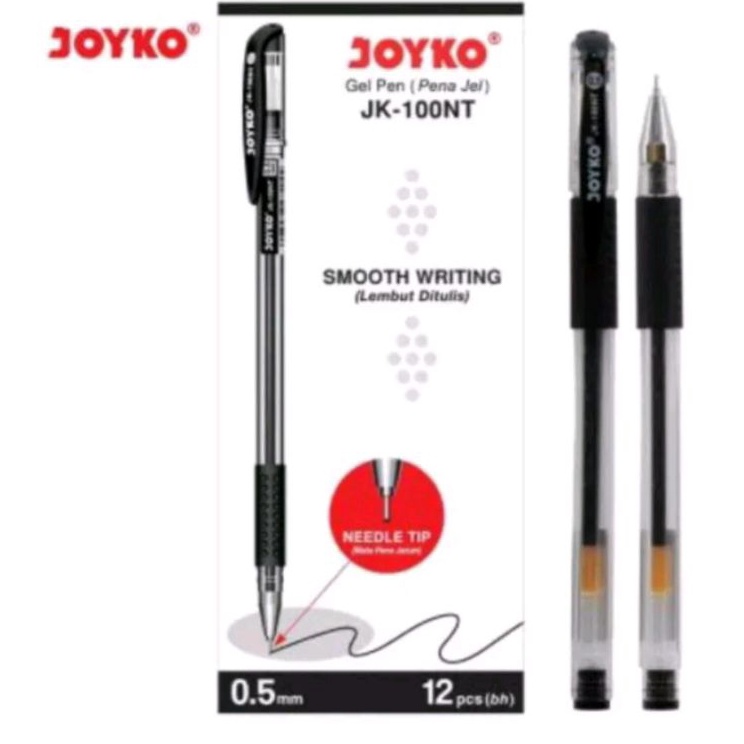 

Diskon (12 pcs) Joyko JK-100NT pulpen gel →➘✹