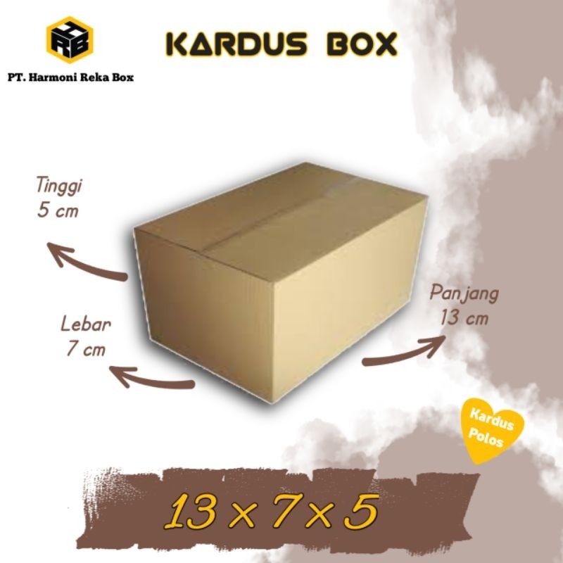 

Kardus/Box Packing Paket Kecil Polos Ukuran 13x7x5 cm