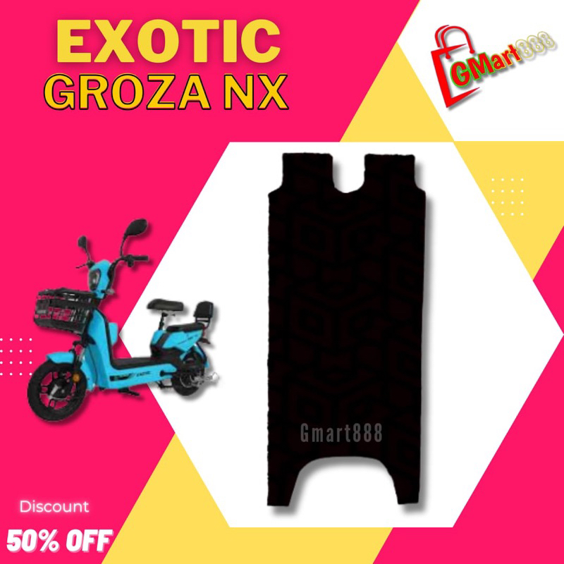 Karpet Motor listrik Sepeda Listrik mie bihun EXOTIC GROZA NX BONUS KERANJANG